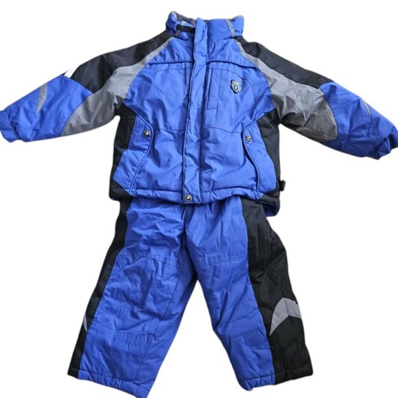 PROTECTION SYSTEMS Blue Black Jacket and Bib Overall Snowpants Boys 18 months - Picture 9 of 12